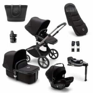 bugaboo Kombikinderwagen Fox 5 Starter Set Graphite/Midnight Black