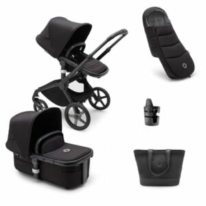 bugaboo Kombikinderwagen Fox 5 mit Zubehör Graphite/Midnight Black