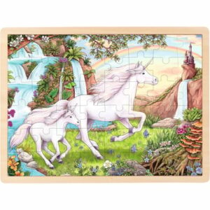 goki Einlegepuzzle Einhorn 48 Teile