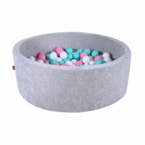 knorr toys® Bällebad soft Grey 300 balls rose/creme/lightblue