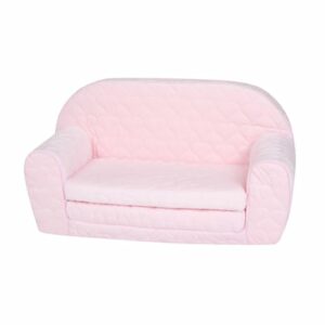 knorr toys® Kindersofa Cosy heart rose rosa