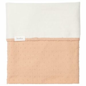 koeka Babydecke cotton Fleece Napa Hellbraun