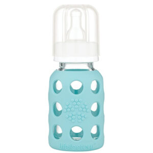 lifefactory Babyflasche aus Glas in mint 120ml