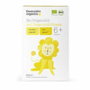 löwenzahn organics Bio Folgemilch 2 auf Ziegenmilchbasis 500 g ab dem 6+ Monat