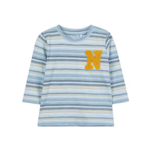 name it Boys Langarmshirt Laban dusty blue