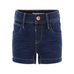 name it Girls Jeans Shorts Salli dark blue denim