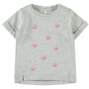 name it Girls T-Shirt Fantasia Grey melange