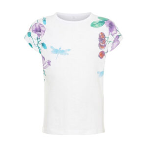 name it Girls T-Shirt Halisa Bright White