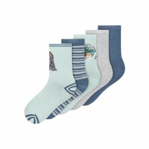 name it Socken 5er Pack Nmmvagn Light Grey Melange