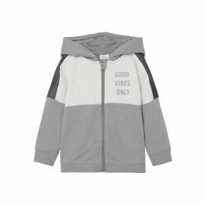 name it Sweatjacke Nmmbrandur Ultimate Grey