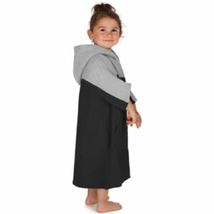 normani Kinder Badeponcho 2-5 Jahre Puwai Schwarz