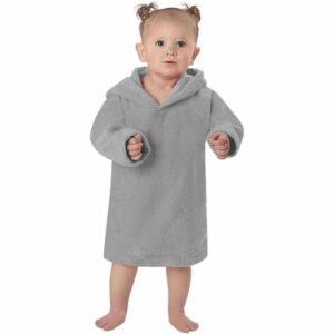 normani Kinder langarm Poncho (0-2 Jahre) Pichilemu Grau