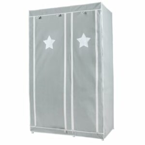 roba Textil-Kleiderschrank XL Little Stars grau