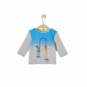 s.Oliver Boys Langarmshirt light grey melange