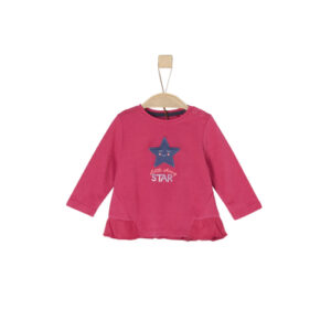 s.Oliver Girls Langarmshirt dark pink