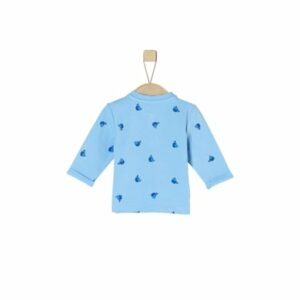 s.Oliver Langarmshirt light blue aop