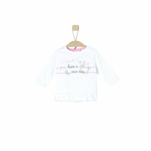 s.Oliver Langarmshirt white