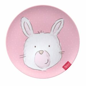 sigikid® Melamin-Teller Hase rosa