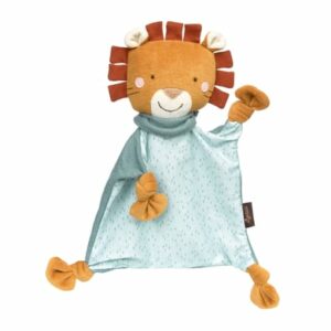 sigikid® Schnuffeltuch Löwe Yellow blau/orange