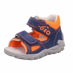 superfit Boys Sandale Flow blau/orange (mittel)