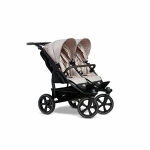 tfk Zwillingskinderwagen Duo 2 mit Luftkammer-Set Sand