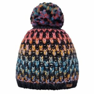 Barts Mütze Nicole Beanie Schwarz/Blau/Gelb/Rot