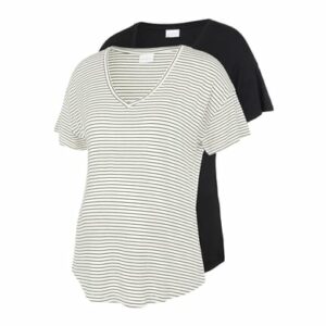 mamalicious Umstandsshirt MLALISON 2er-Pack Black