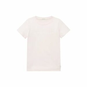 TOM TAILOR T-Shirt Logo Print Candy Cotton Pink