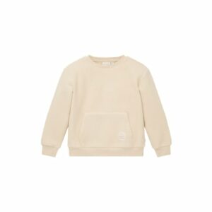 TOM TAILOR Fleece Sweatshirt Soft Light Beige