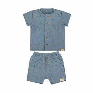 Sterntaler Set Shirt mit kurzer Hose hellblau