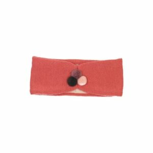 Sterntaler Strick-Stirnband Bommel rosa