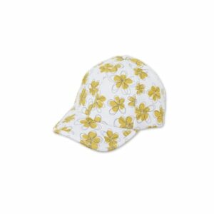 Sterntaler Baseball-Cap Blumen weiß