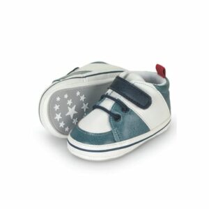 Sterntaler Baby-Schuh Colormix mittelblau