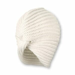 Sterntaler Turban-Strickmütze ecru