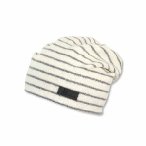 Sterntaler Slouch-Beanie Streifen ecru