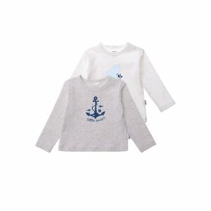 Liliput Langarmshirt Little Sailor weiss-grau