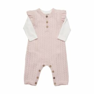 Pippi Set Body & Knit Romper Magano Calcite