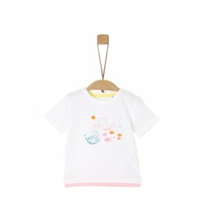 s.Oliver T-Shirt white/pink