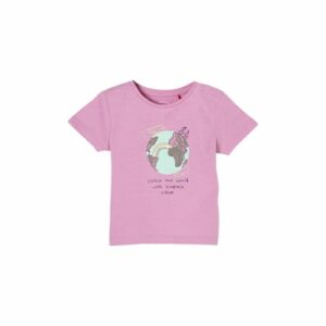 s.Oliver T-Shirt pink mit Schrift-Print