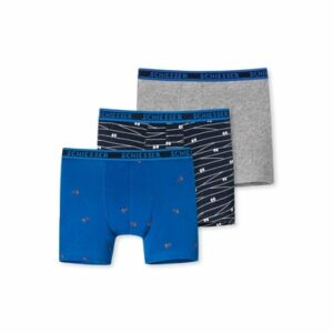 Schiesser Boxershort Grau/Blau