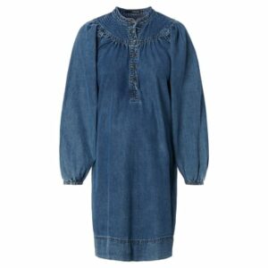 SUPERMOM Still-Kleid Bowes Blue Denim