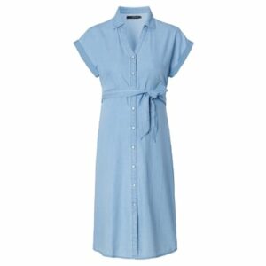 SUPERMOM Still-Kleid Tencel Light Blue