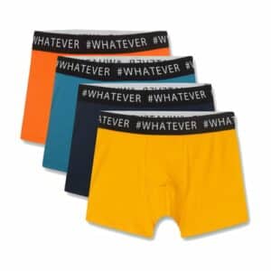 Sanetta Boxershort Gelb/Orange/Dunkelblau