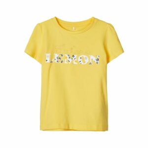 name it Girls T-Shirt Nmfdagne aspen gold