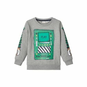 name it Boys Sweatshirt NMMBOBOT Grey Melange