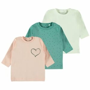 name it Langarmshirt 3er Pack NBFLOTUS Peachskin