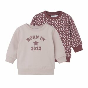 name it Sweatshirt 2er Pack Nbfbabeth Crushed Berry