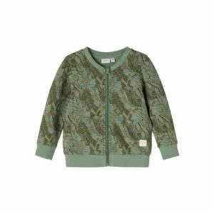 name it Sweatjacke Nmmfrank Olive Night