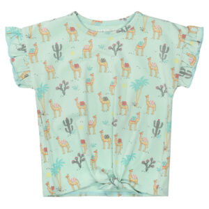 Staccato T-Shirt ice green gemustert