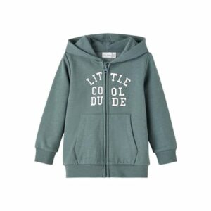 name it Sweatjacke Nmmvidar Balsam Green